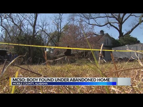 Body found under abandoned home