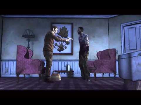 The Walking Dead Episode 5 - Lee Kills Stranger