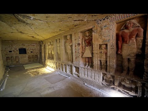 Untouched 4,400-year-old tomb discovered at Saqqara, Egypt