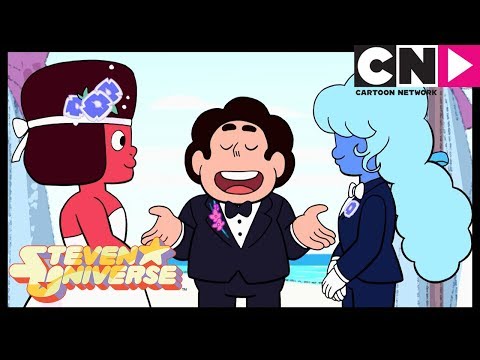 Steven Universe | Ruby and Sapphire&#039;s Wedding - They Fuse Into Garnet | Reunited | Cartoon Network