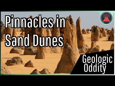The Geologic Oddity in Australia; The Nambung Pinnacles