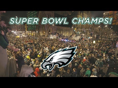 PHILLY GOES CRAZY AFTER SUPER BOWL WIN