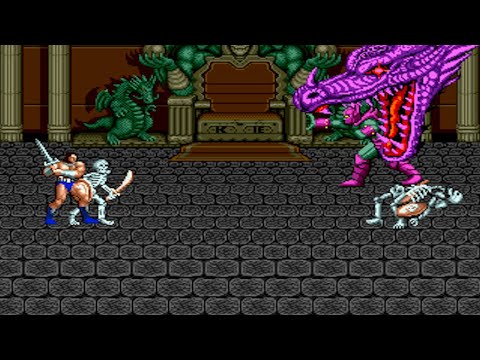 Golden Axe: Stage 8 (Ax Battler, Normal) - Death Bringer Final Boss &amp; Ending