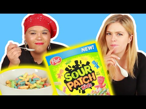 People Try The New Sour Patch Kids Cereal