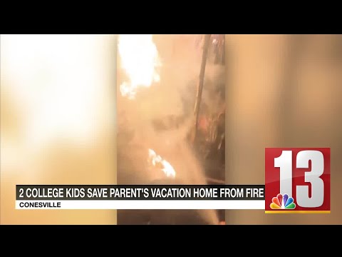 Bathroom trip helps save Conesville home from raging fire