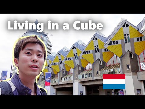 I Slept in a Cube House in Rotterdam // Netherlands Travel 2022