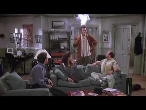 Seinfeld Clip - Kramer Sets His Hair On Fire