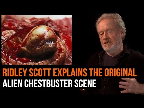 Ridley Scott explains the original Alien chestbuster scene - Director commentary
