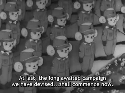[First Anime Movie] 1945 Momotaro&#039;s Divine Sea Warriors English Subtitles