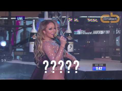 Mariah Carey&#039;s AWFUL performance on New Years Eve 2016