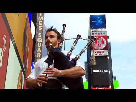 Bagpiper Breaks Record by Playing in 100 Countries