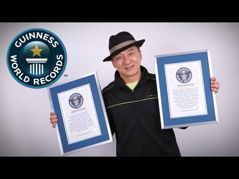 Jackie Chan Awarded Two New Guinness World Records Titles!