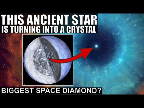 Evidence Of a White Dwarf Turning Into a Huge Crystal