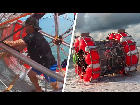 Man Causes Stir When Homemade ‘Hydro Pod’ Washes Up on Beach