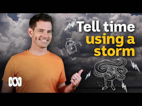 How to tell the time using a thunderstorm 🕒🌩️ | Weird Weather | ABC News