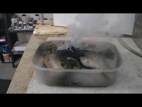 Sulphur trioxide on chicken