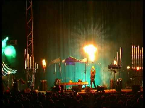 Michel Moglia. Pyrophones et Chants Thermiques : Performance à Auxerre.