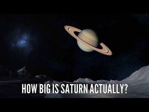 Saturn - How big is Saturn Actually?