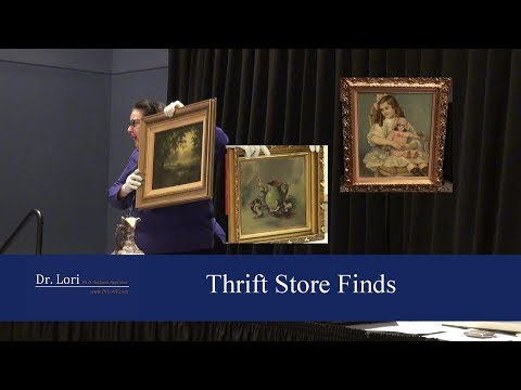 Thrift Store Finds - Paintings Valued by Dr. Lori