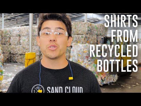 Making Shirts Out Of Recycled Water Bottles!