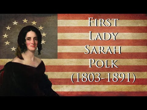 First Lady Sarah Polk of the United States of America