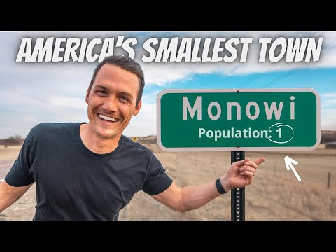 THIS IS AMERICA&#039;S SMALLEST TOWN (meet the ONLY resident)