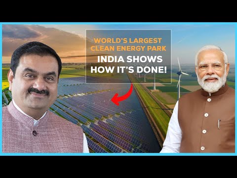 Unveiling the World&#039;s Largest Green Energy Park in Gujarat&#039;s Khavda Desert