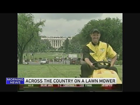 The Man Who Road-Tripped 4,000 Miles Across the Country on a Lawn Mower