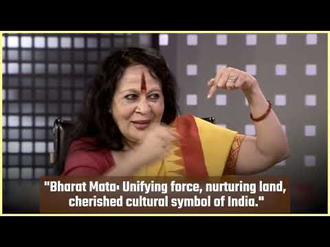 &quot;Bharat Mata: Unifying force, nurturing land, cherished cultural symbol of India.&quot; #Bharatmata