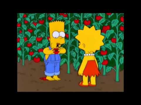 The Simpsons - Chief Wiggum and Ralph try tomacco