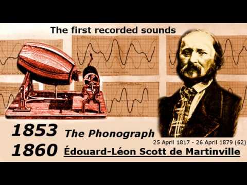 The First Recorded Sounds