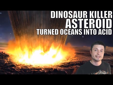 Asteroid That Killed Dinosaurs Turned Oceans Acidic In an Instant
