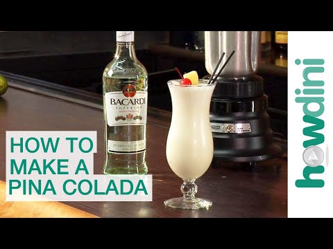 How to Make a Pina Colada