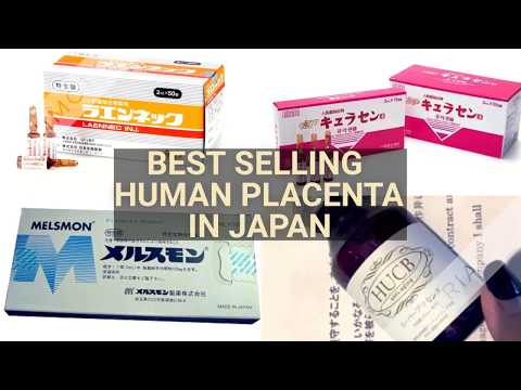 Human placenta extract original Japan for younger looking skin