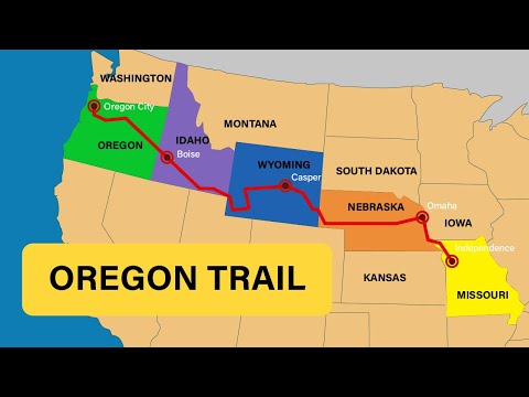 Oregon Trails: History of American Westward Explained on Maps