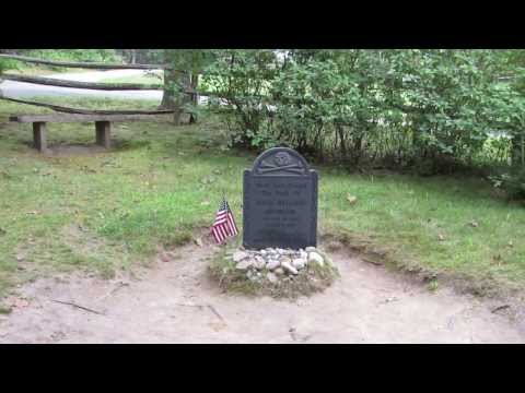 John Belushi's grave in Chilmark