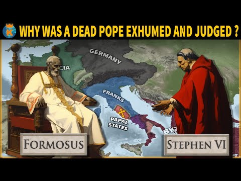 Why was an Exhumed Pope put on Trial?