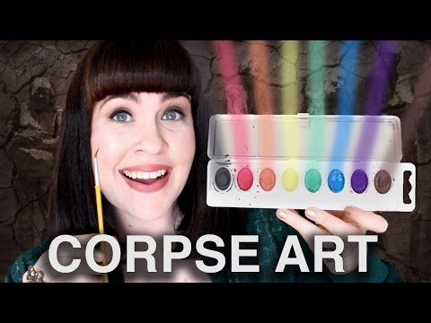 ASK A MORTICIAN- Painting with Human Remains!