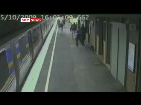 Baby hit by train and survives (Sky news)