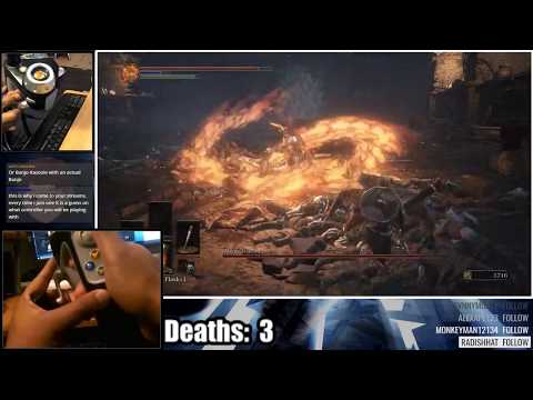 Dark Souls 3 - Fishing Rod vs Abyss Watchers (Twitch Highlight)
