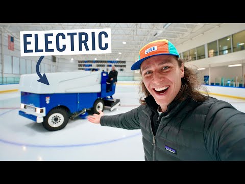 Being a Zamboni driver for a day!
