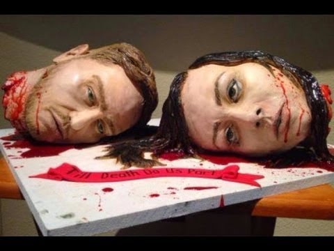 how to make The Dead Head Cake | halloween special | horrible cake by worldwide cooking recipes