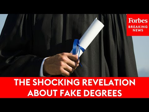The Shocking Revelation About Fake Degrees