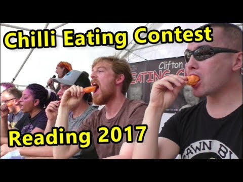 Chilli Eating Contest | Reading Chili Festival | Saturday June 2017