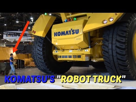 Komatsu&#039;s 186 ton &quot;Robot truck&quot;