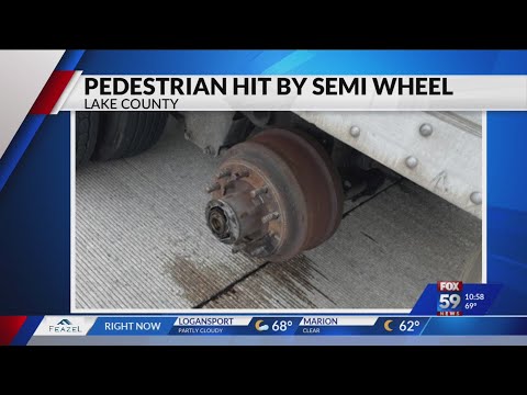 Indiana State Police investigating after semi-wheel hits 15-year-old changing his tire on I-80