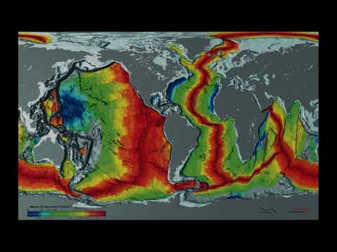 410 million years ago, volcanic activity split Mongolia with molten rocks.