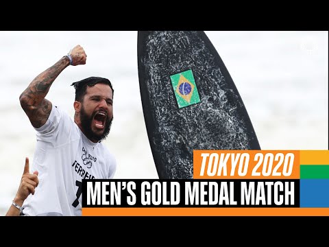 Full Surfing Men&#039;s Gold Medal Match | Tokyo Replays