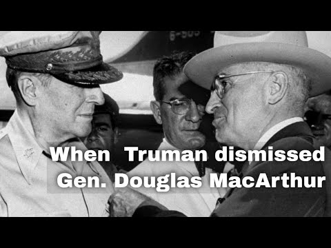 11th April 1951: U.S. President Harry S. Truman fires General Douglas MacArthur from his commands