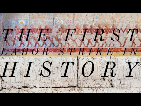 The First Labor Strike in History and the Bronze Age Collapse